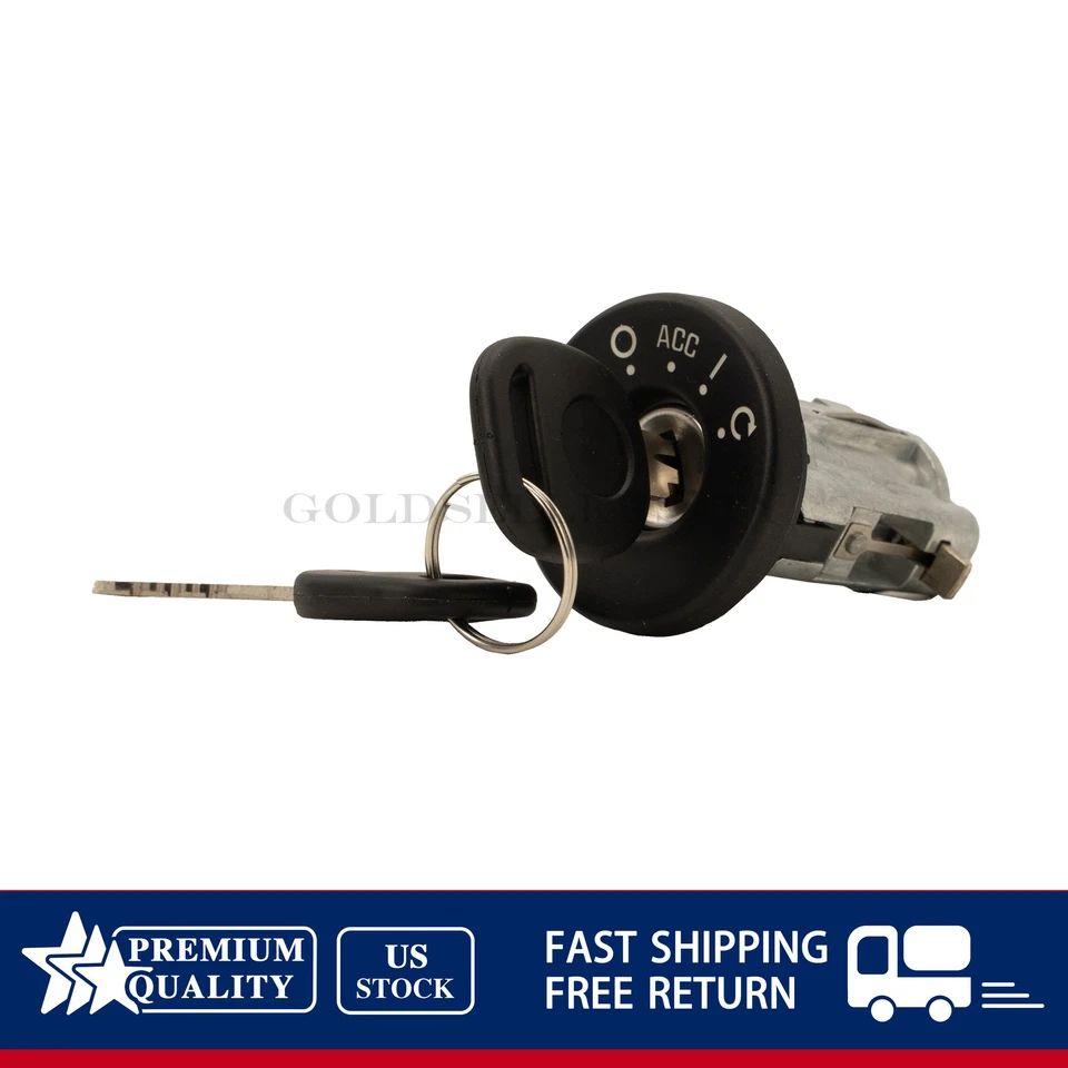 NEW Ignition Lock Cylinder & 2 Keys For 2004-08 Pontiac Grand Prix 19207987 - Image 3 of 4