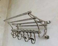 French COATRACK Luggage Rack 24'' Train Wall Mounted Rack luxury decor