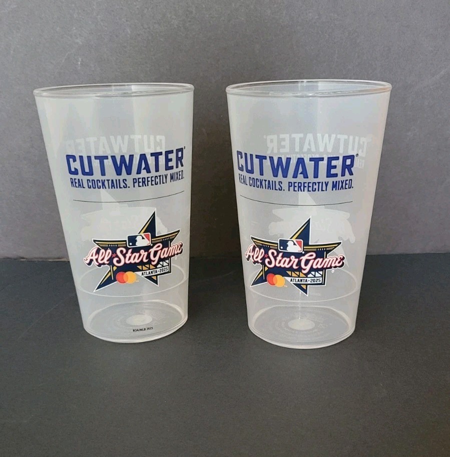 Two 2025 MLB All Star Game  souvenir cups, Plastic