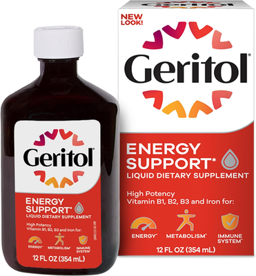 #ad Geritol Liquid Multivitamin and Iron Supplement for Energy Support 12 Fl OzH $13.29