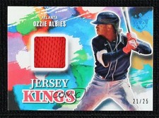 2022 Panini Diamond Kings Jersey Kings Holo Blue 21/25 Ozzie Albies #JK-OZ 5n0
