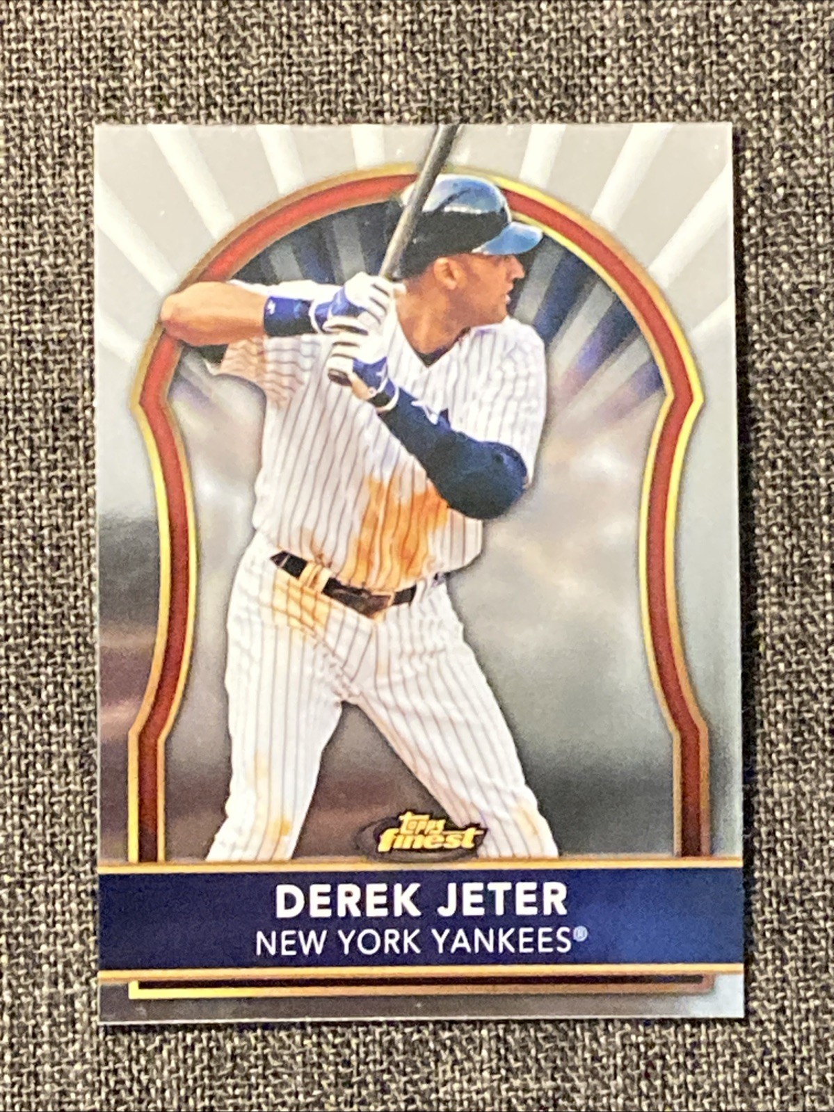 2011 Topps Finest - Derek Jeter #28 HOF Yankees