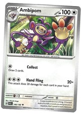 Ambipom 146/182 Uncommon Paradox Rift Pokemon Near Mint