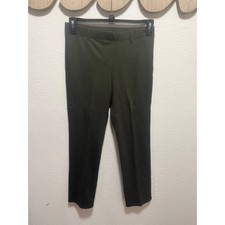Quince Ultra-Stretch Ponte Straight Leg Pants Olive Green Women's Size Medium