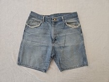 Wrangler Vtg 90s Authentic Western Denim Shorts Mens Sz 36 Jorts Workwear USA