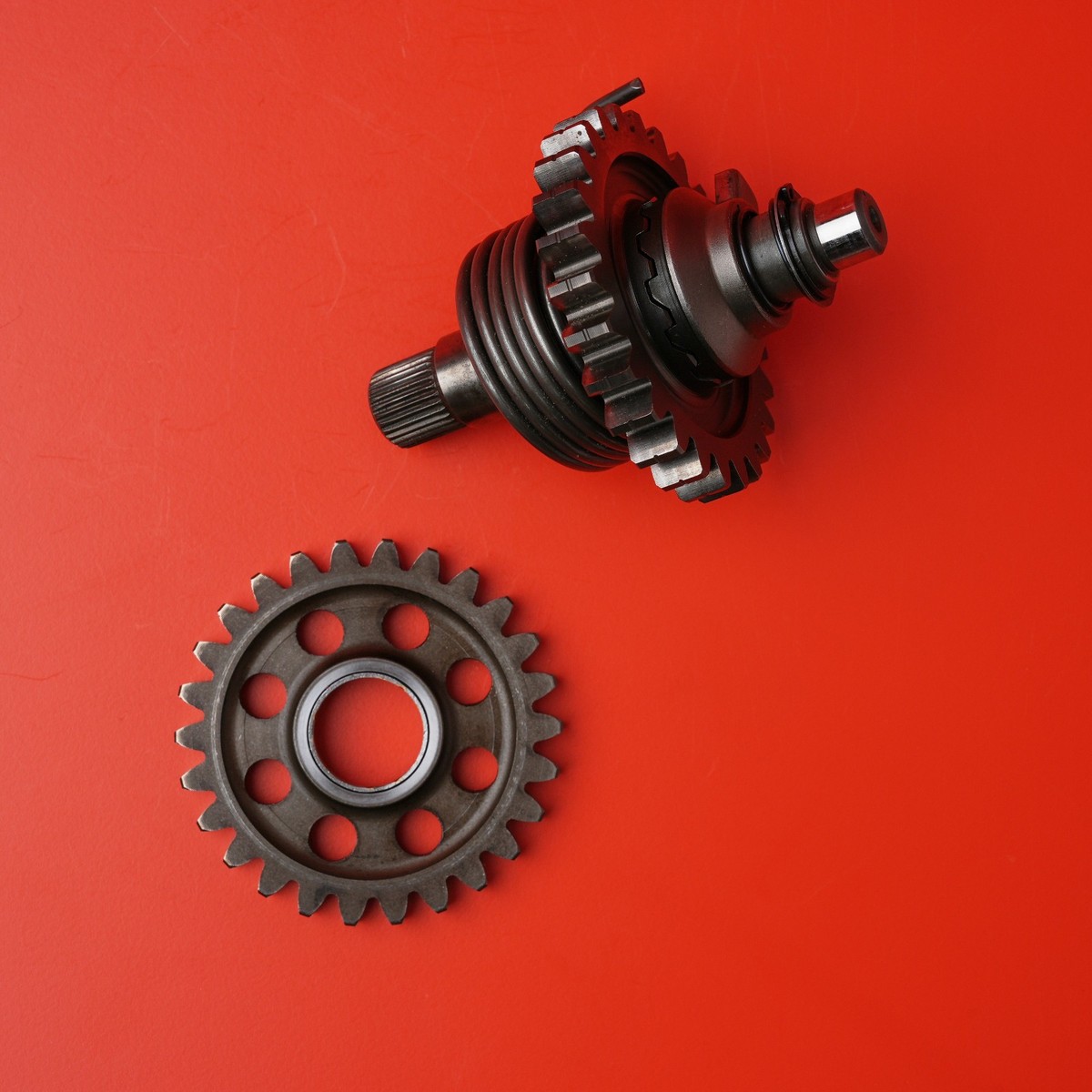 1997 96-98 KAWASAKI KX250 OEM KICKSTART KICK START SHAFT W IDLER