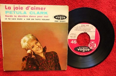 PETULA CLARK   LA JOIE D'AIMER    FRENCH PRESSED 4 SONG VOGUE RECORDS EP