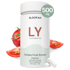 Bloofah Lycopene Supplement 500mg Capsules - ...