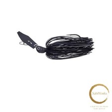 New EVERGREEN ChatterBait Jack Hammer TG 3/8oz #48 Matte Black