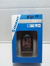 Giant Axact 6 Bike Cycle Computer 6 Function Odometer, Clock, Trip Distance