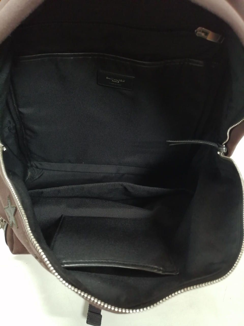 Saint Laurent Star pattern backpack dark purple d… - image 10