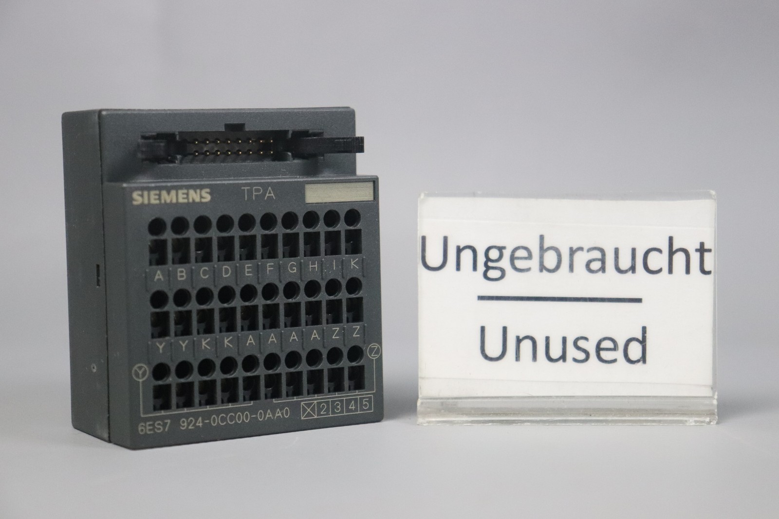 Siemens 6ES7 924-0CC00-0AA0 Bloc de Connexion Tpa E :0 1 Inutilisés