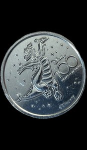 Disney World Pocket Medallion Coin - Disney 100 Years Of Wonder- Figment