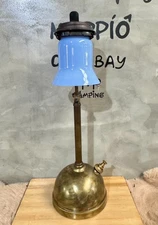 Glass GLOBE FOR TILLEY TABLE LAMP purple color Reproduction