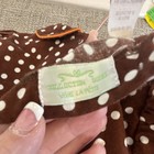 Bell 2 Piece Brown Polka Dot Long Sleeve Ruffle Top & Smocked Pants Set Size 2 — photo 4