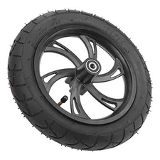 12in Wheel Tire, Electric Scooter Tire with Wheel Hub Rubber Tyre Replacement 