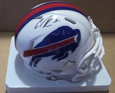 Curtis Samuel Buffalo Bills Autographed Mini Helmet BAS COA