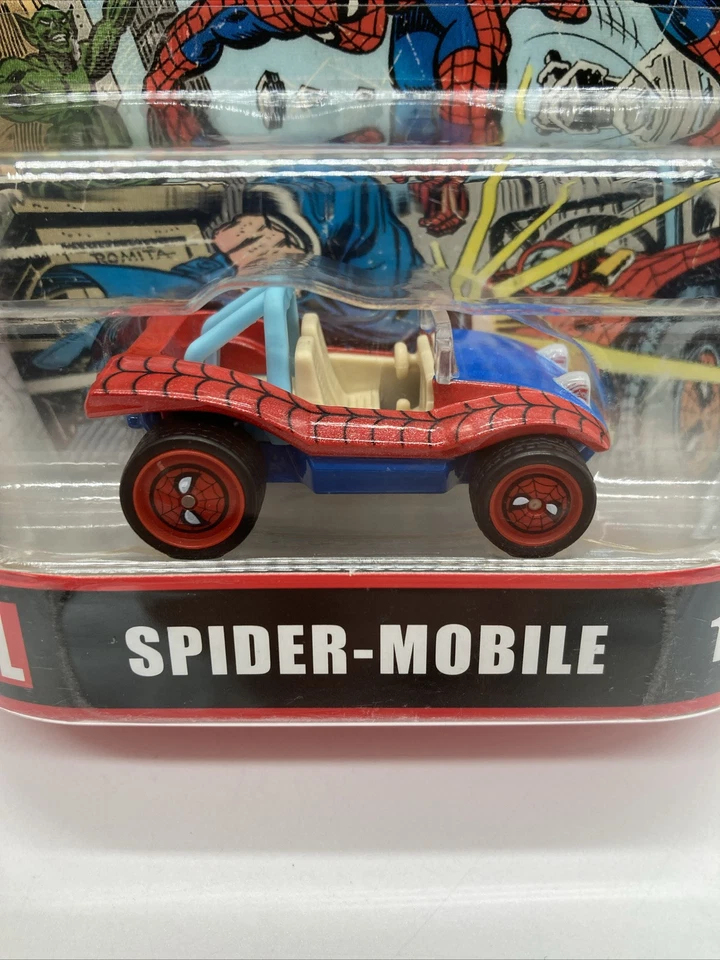 HOT WHEELS PREMIUM ENTRETENIMIENTO RETRO MARVEL INCREÍBLE SPIDERMAN SPIDER-MOBILE Foto 3 de 3