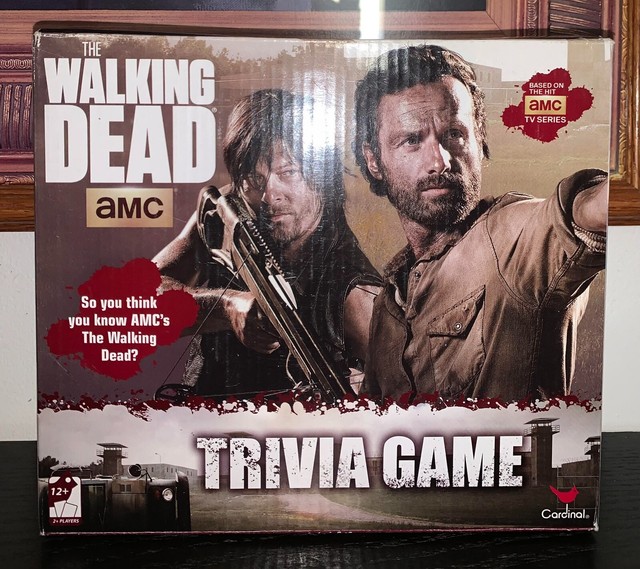 Amc The Walking Dead Trivia Game 14 Cardinal Games Item Ages 12 For Sale Online Ebay