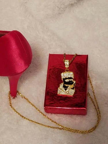 Bart Simpson 16" Gold Chain - 第 1/4 張圖片