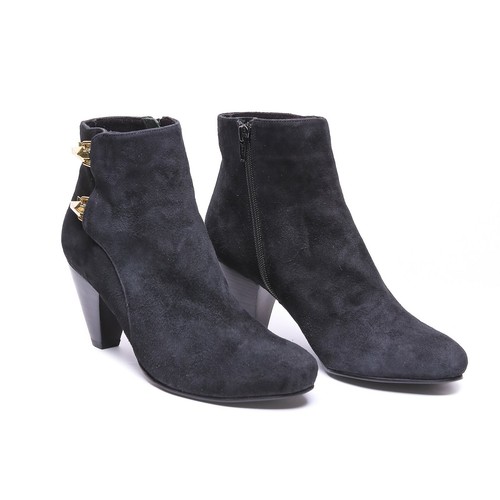 vaneli black suede booties
