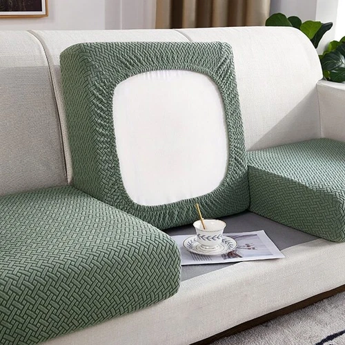 Dicke Jacquard Sofakissenbezüge Schoner Couchbezüge Anti-Staub Schonbezug - Bild 21 von 35