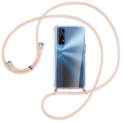 Handykette (S) für Realme 7 (RMX2151, 6.5'') Umhängehülle mit Band Case Cover