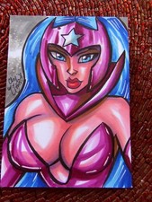 2015 Queen Violet Lantern Star Sapphire Carol Ferris 1/1 sketch card Mcjunkin