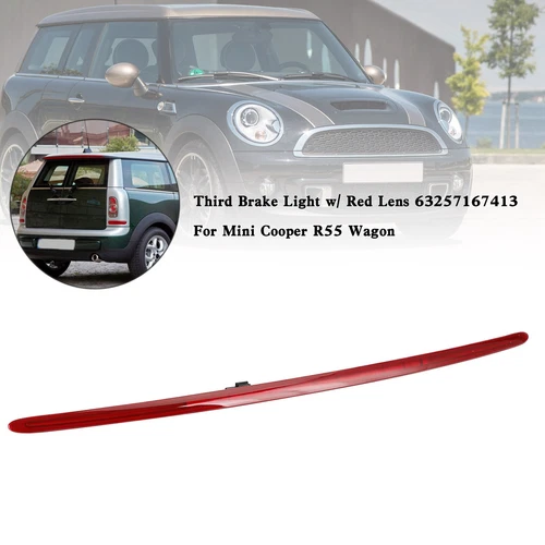 Third Brake Light w/ Red Lens 63257167413 For Mini Cooper R55 Wagon F8 - Bild 13 von 13