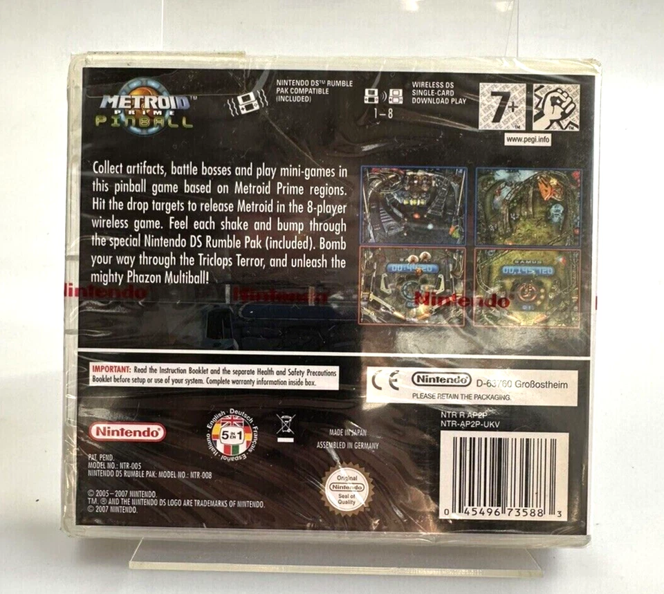 Nintendo DS Metroid Prime Pinball, Factory Sealed - Flawed - Image 2 of 4