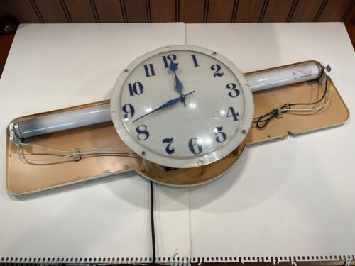 1987 Miller Light Beer Lighted Clock/Sign 30x12x5” - Picture 17 of 21
