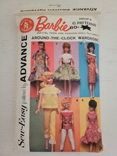 Vintage Barbie Doll Sewing Pattern 1962 Matte...