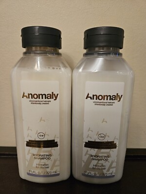 Anomaly Haircare Hydrating Shampoo With Aloe Vera & Coconut Oil 11 Oz 2 Pack