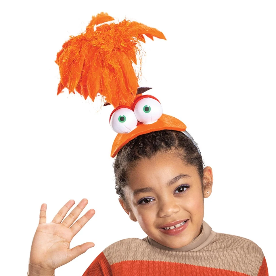 Inside Out Kids Anxiety Costume Jumpsuit and Headpiece Halloween Outfit - Изображение 2 из 4