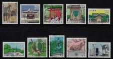 Japan 2023 Edo Tokyo Series No. 3 Complete Used 84Y Set Sc# 4653 a-j