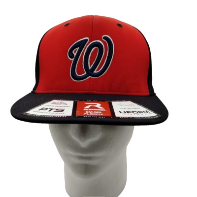Washington Nationals Richardson 112 Hat Flexfit S/M Red Black MLB Cap NEW