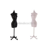 2pcs Doll Dress Clothes Mannequin Model Stand For Barbie Doll Holder Display 2pcs Doll Dress Clothes Mannequin Model Stand For Barbie Doll Holder Display