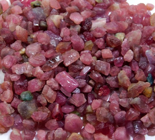 CERTIFIED 200 CT Natural Tourmaline Rough Lot Loose Gemstone