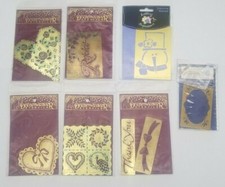 Brass Stencil Lot of 8 Dreamweaver Lasting Impressions American Traditional