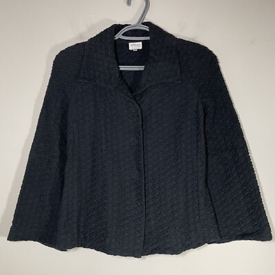 ARMANI Collezioni Button Front Shoulder Pads Collar Jacket size 38 