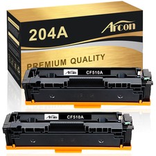 2PK Black CF510A Toner Compatible with HP 204A LaserJet Pro M181fw M180nw M154nw