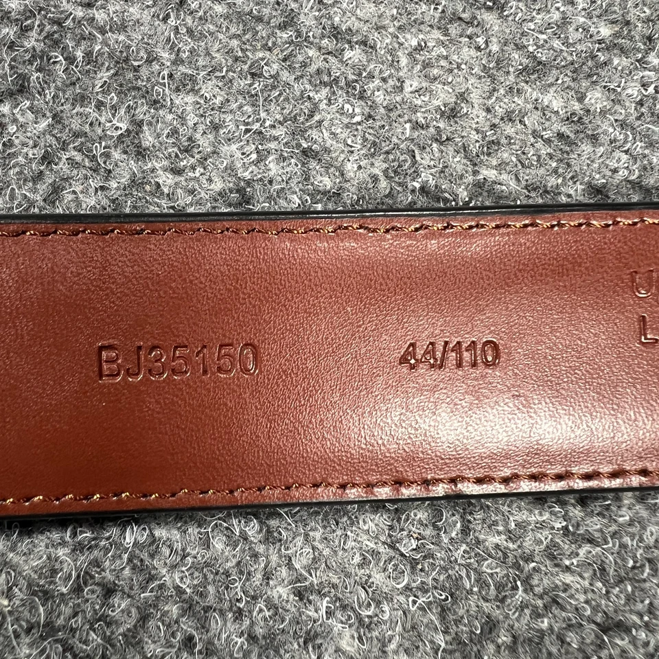 Traje de vestir informal Stafford cinturón de cuero negro para hombre 44 Foto 4 de 4