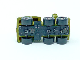 Micro Machines Funrise 1988 ? mini USA Military Truck w/ Anntenna / comms Dish