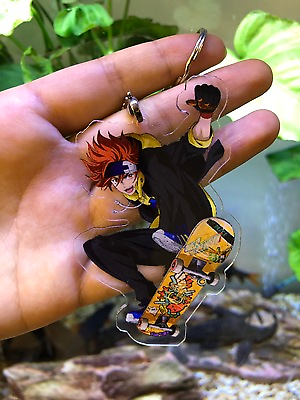 JIAJIAHONG 7PCS SK8 the Infinity Keychain, Anime SK8 the Infinity Keyring  Cosplay Langa Reki Miya Pendant, Small, Colorful