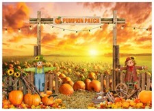 Pumpkin Patch Backdrop Farm Backdrop Fall Backdrop Fall Festival Backdrop Aut...