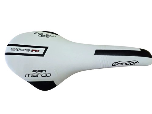 SAN MARCO CONCOR CARBON RAILED SADDLE WHITE | eBay