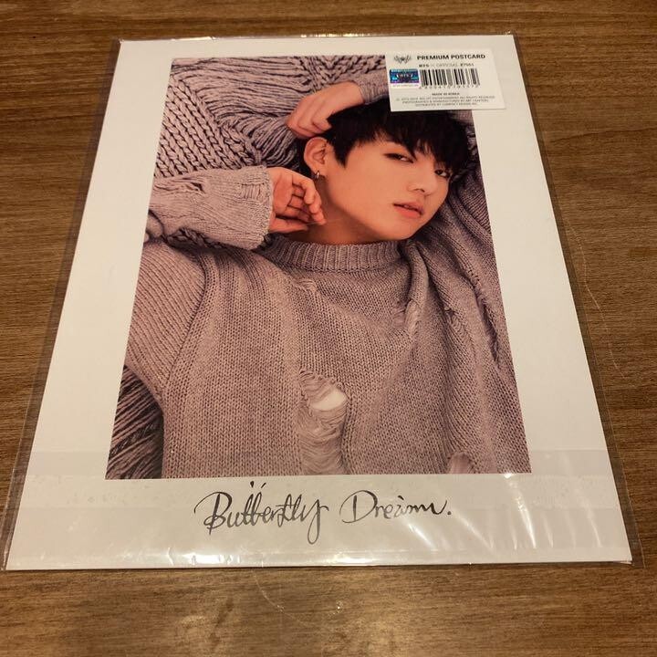 Official】BTS V Butterfly dream Premium Postcard 2015 duplex
