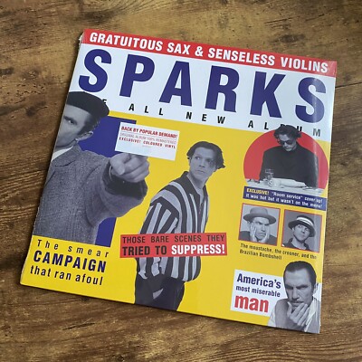 SPARKS Gratuitous Sax & Senseless Violins LTD ED RED VINYL LP NEW sealed MINT