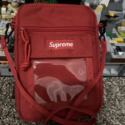 Supreme Utility Pouch Red Nylon Cordura SS/2019 Shoulder Bag
