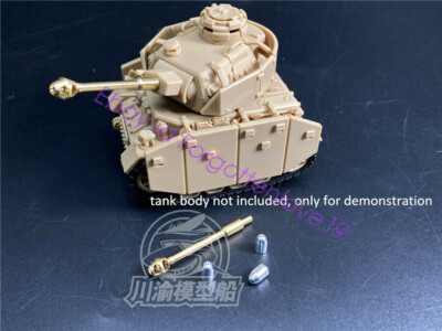 Q Edition Panzer IV Metal Barrel Shell Kit for Meng WWT-013 Tank Model ...